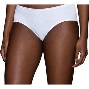 Vanity fair 18107 Illumination Hipster Panties White Size 6/M New!!!
